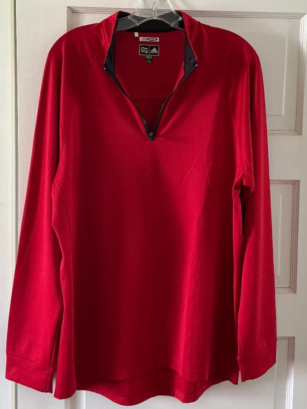 Adidas ClimaWarm Pullover Performance Fabric Long Sleeve Activewear Medium